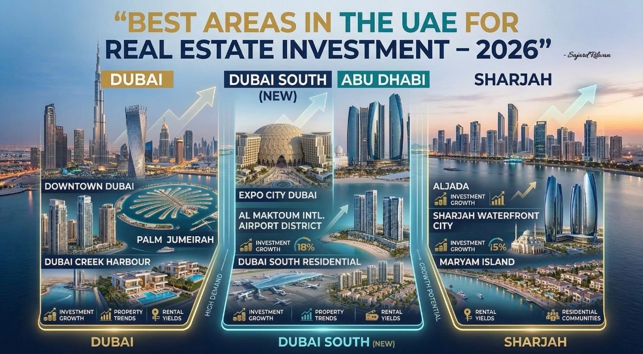 Best Areas in the UAE for Real Estate Investment in 2026
