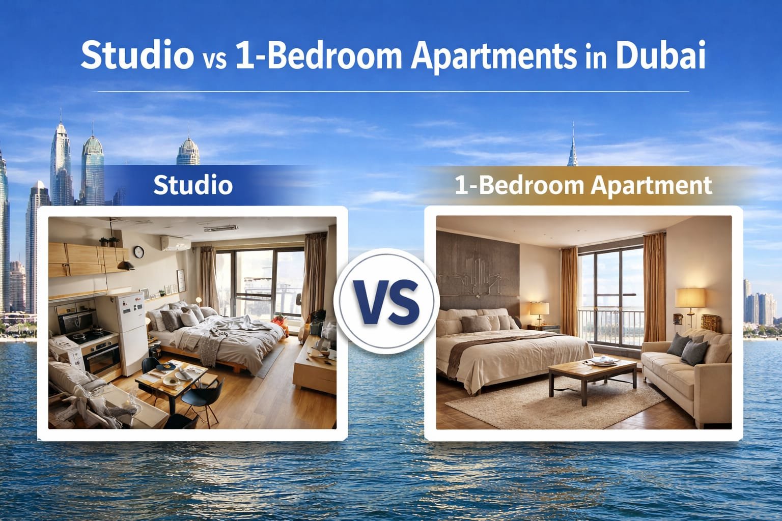 Studio vs One Bedroom Apartments in Dubai: Which One is Better?